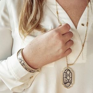 Gold and Animal Print Long Necklace. Great Christmas Gift! New w/ Tags.